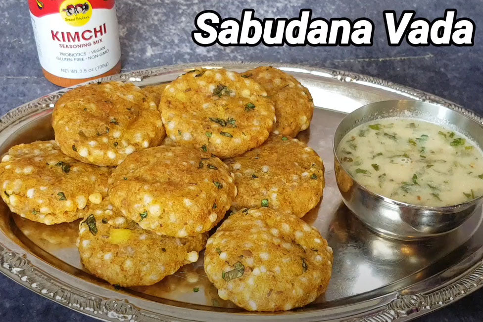 How to Make Sabudana Vada in Air Fryer Using Kimchi Seasoning