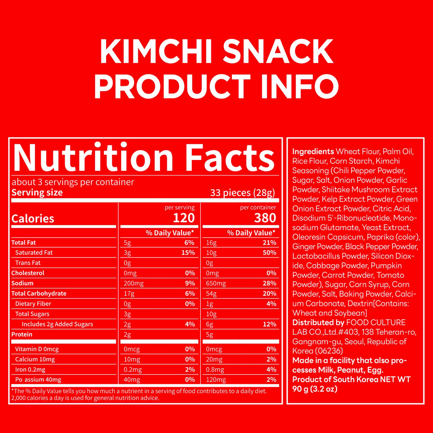 Kimchi Snack