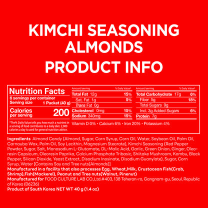 Kimchi Almonds